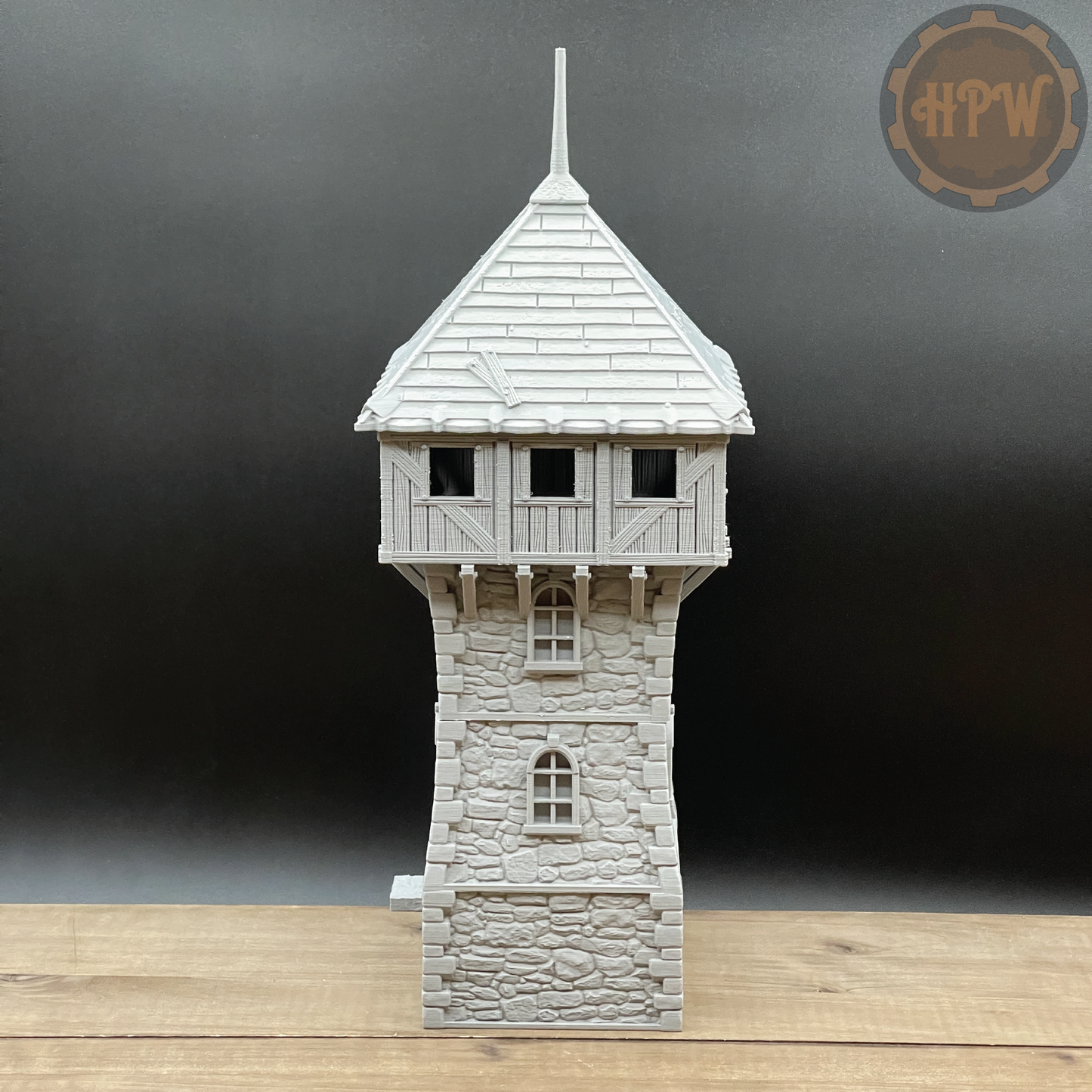 Defense Tower | Guard House | Miniature Gaming Terrain Kit | 3DP4U | Medieval Town Set 2