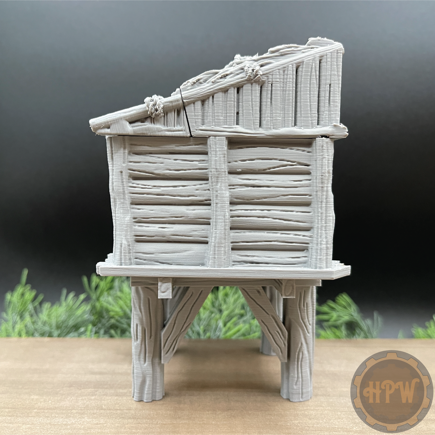 Wood Shed | Storage Hut | Miniature Gaming Terrain Kit | GameScape3D | Sea Stack Cove