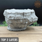 Sea Stack | Rocky Plateau | Miniature Gaming Terrain Kit | GameScape3D | Sea Stack Cove