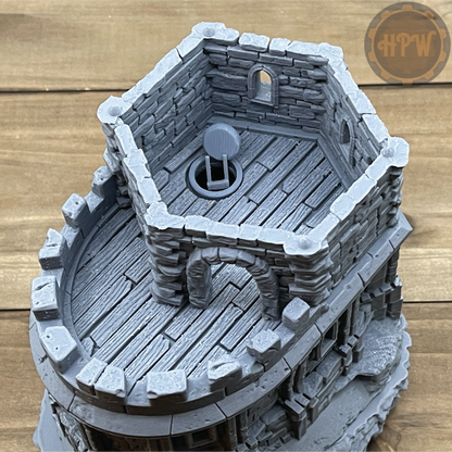 Lighthouse | Beacon Tower | Miniature Gaming Terrain Kit | GameScape3D | Sea Stack Cove