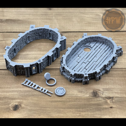 Lighthouse | Beacon Tower | Miniature Gaming Terrain Kit | GameScape3D | Sea Stack Cove