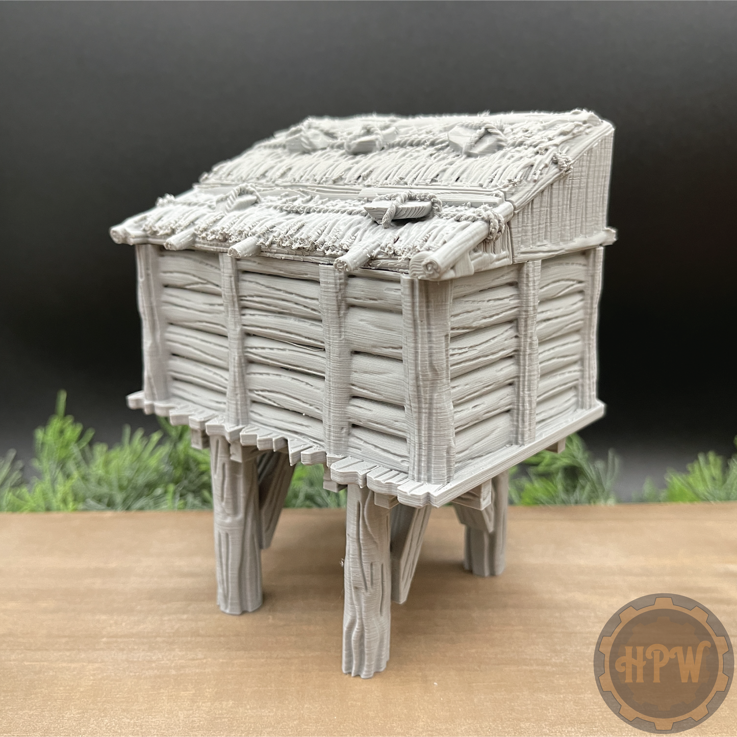 Wood Shed | Storage Hut | Miniature Gaming Terrain Kit | GameScape3D | Sea Stack Cove