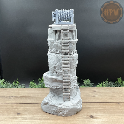 Traitor's Rock | Prison Plateau | Miniature Gaming Terrain Kit | GameScape3D | Sea Stack Cove