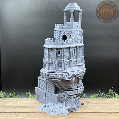 Lighthouse | Beacon Tower | Miniature Gaming Terrain Kit | GameScape3D | Sea Stack Cove